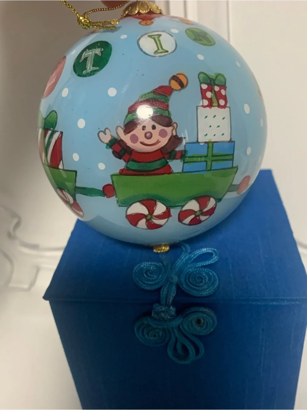 Li Bien hand painted ornament 2012